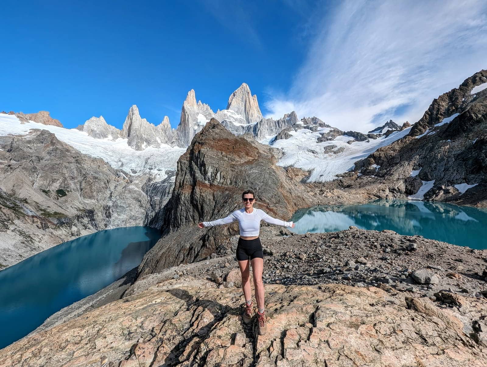Laguna De Los Tres Lookout El Chalten Argentine Patagonia