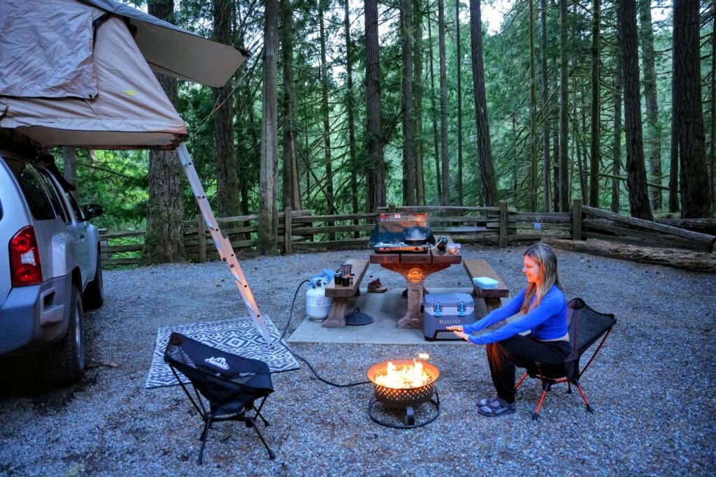 Goldstream Trestle provincial park victoria BC Camping