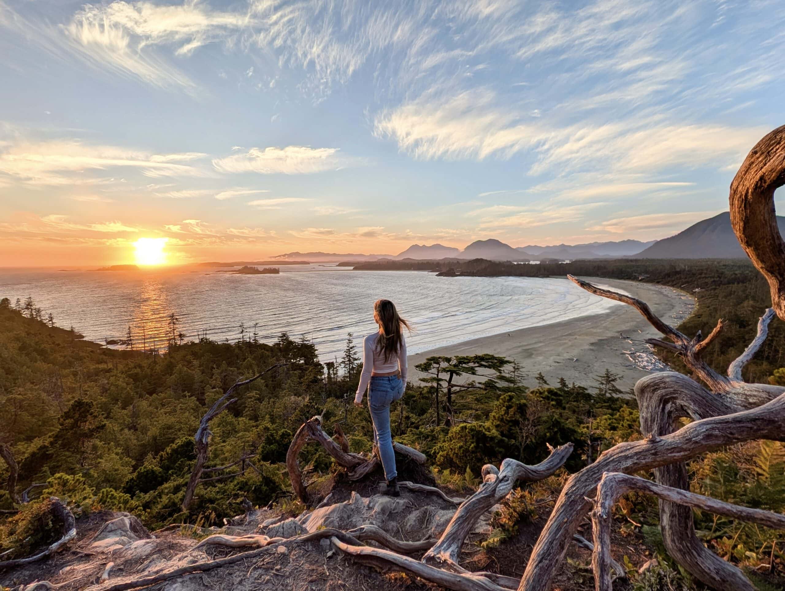 Cox Bay Beach Lookout Tofino BC sunset