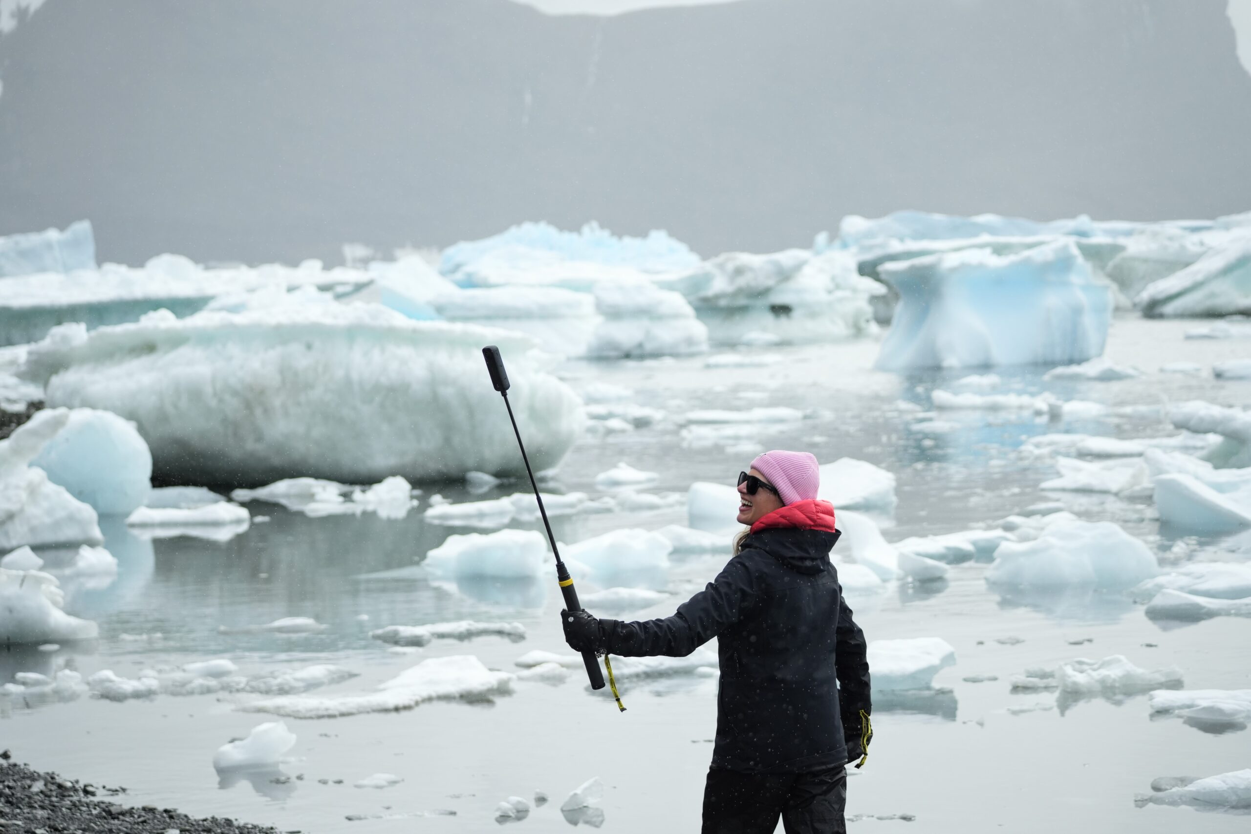Insta 360 in Antarctica the 7th continent
