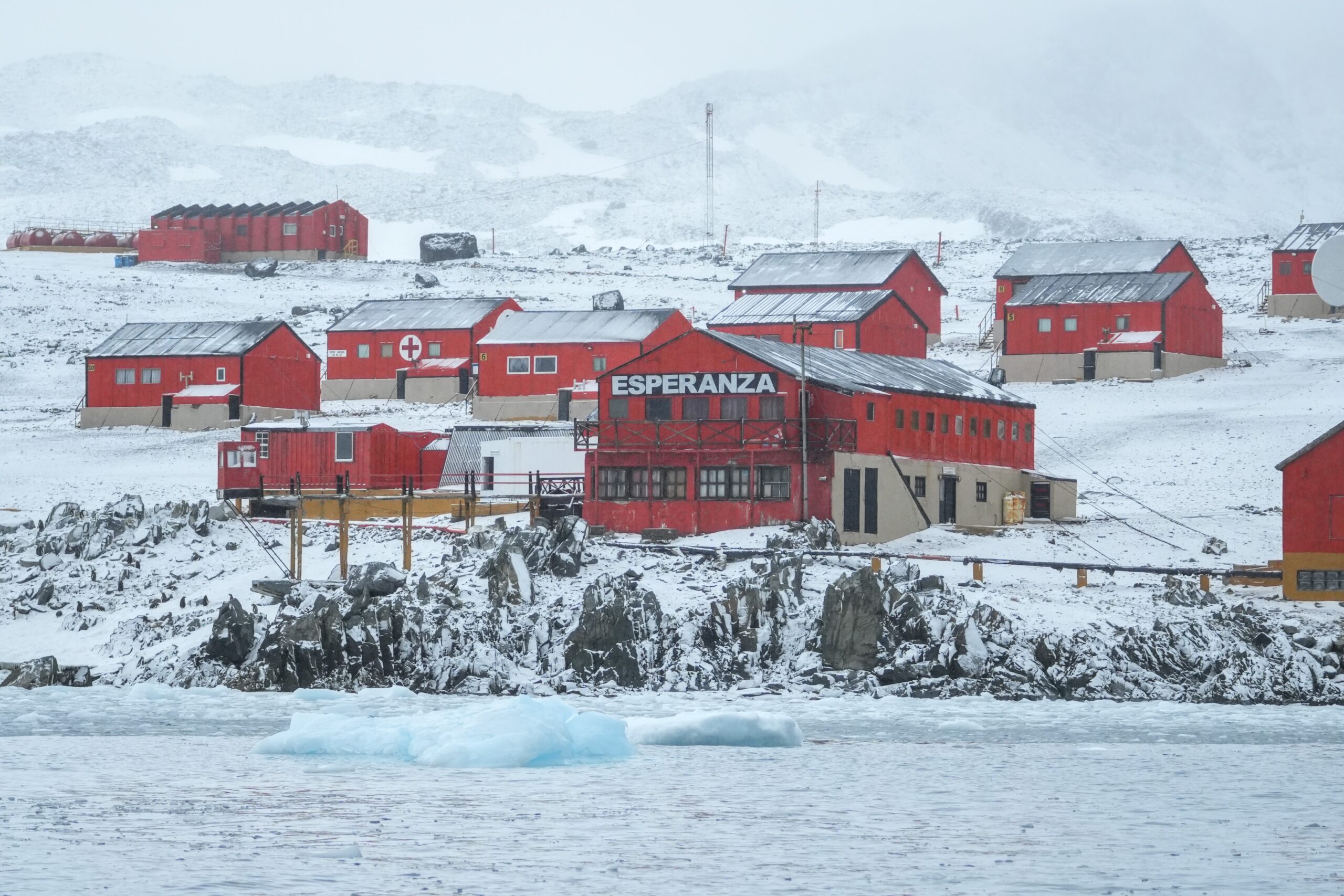 Esperanza argentina research base Antarctica the 7th continent