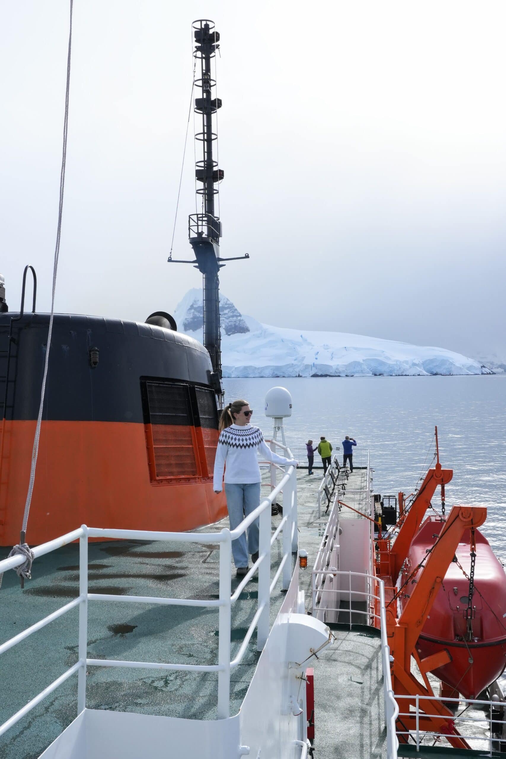 the upper deck antarpply Antarctica the 7th continent