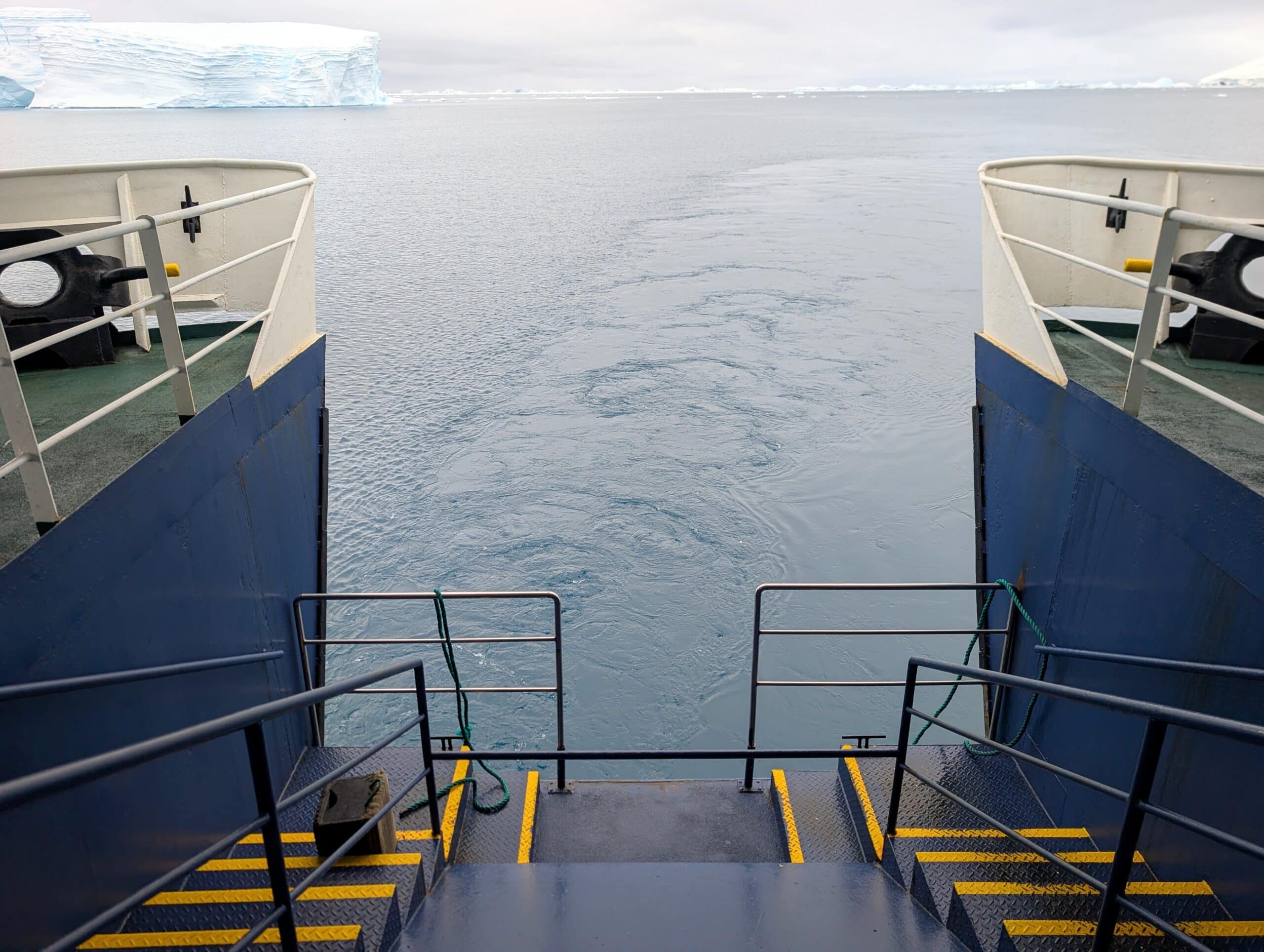 The Boarding area for landings Antarctica the 7th continent