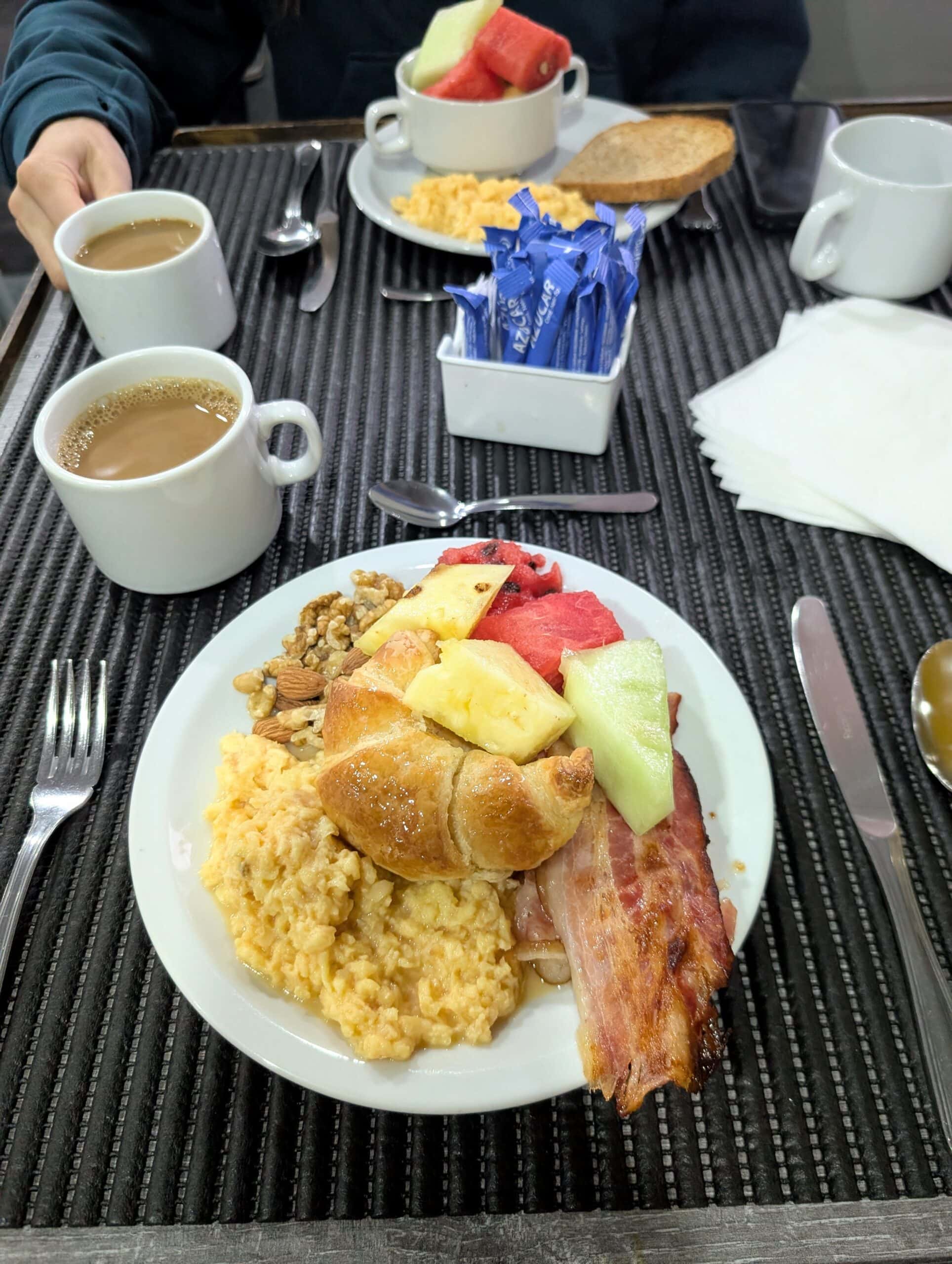 Breakfast on the MV Ushuaia Antarctica the 7th continent